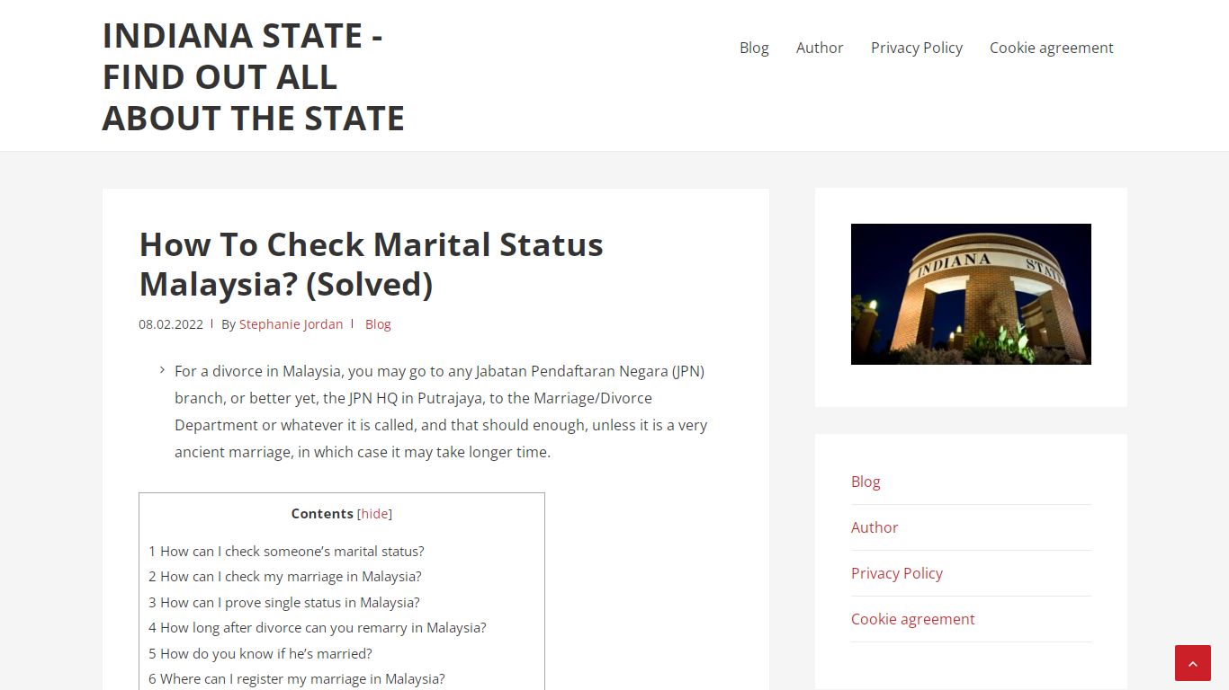 How To Check Marital Status Malaysia? (Solved) - Indiana State - find ...